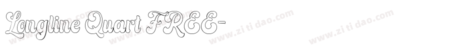 Longline Quart FREE字体转换